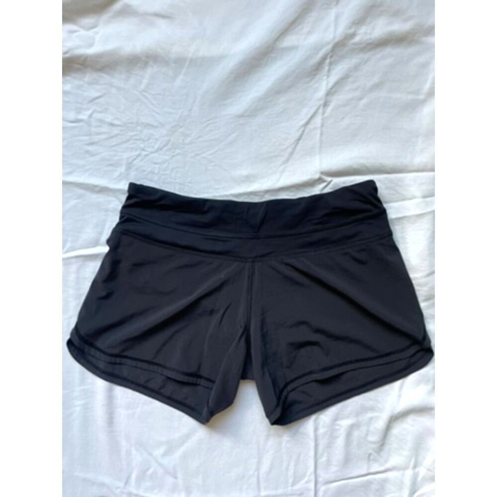 Lululemon Run Times Short (Medium Rise 4" Inseam), Black, Size 4, EUC